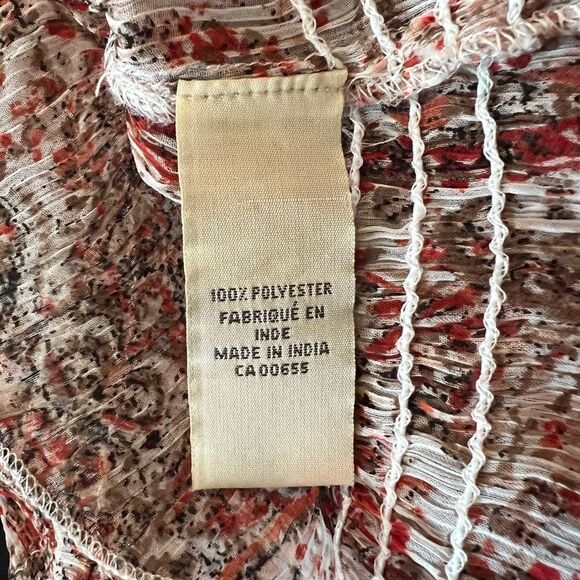 3 for $30! Rw&Co patterned sheer blouse - Picture 6 of 10